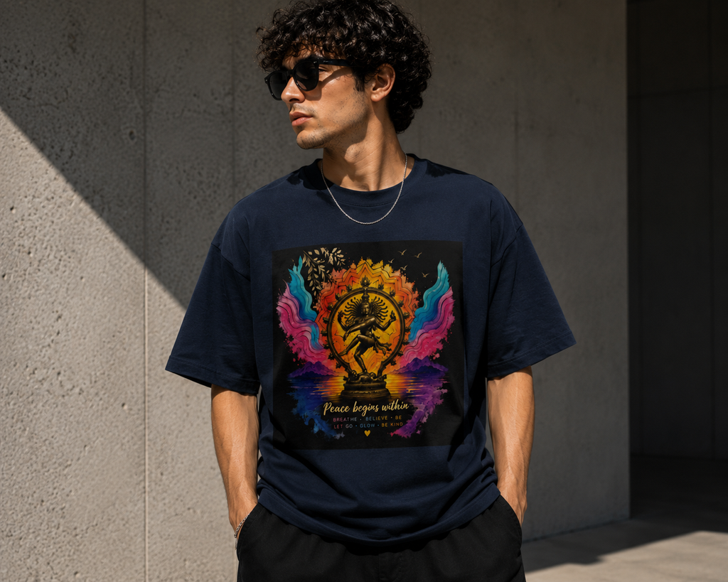NATARAJA COSMIC DANCE PRINT TEE