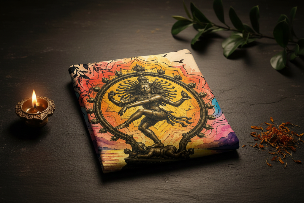 NATARAJA COSMIC DANCE PRINT TEE