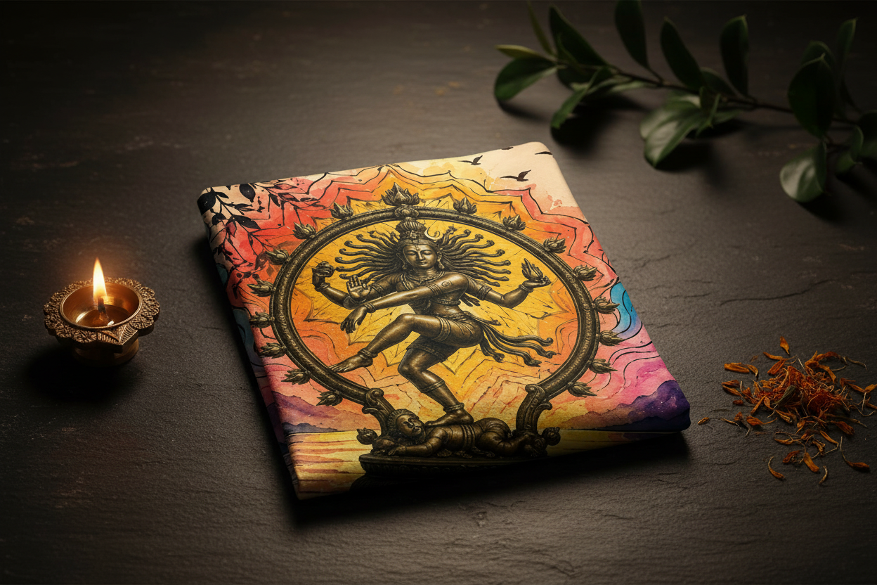 NATARAJA COSMIC DANCE PRINT TEE